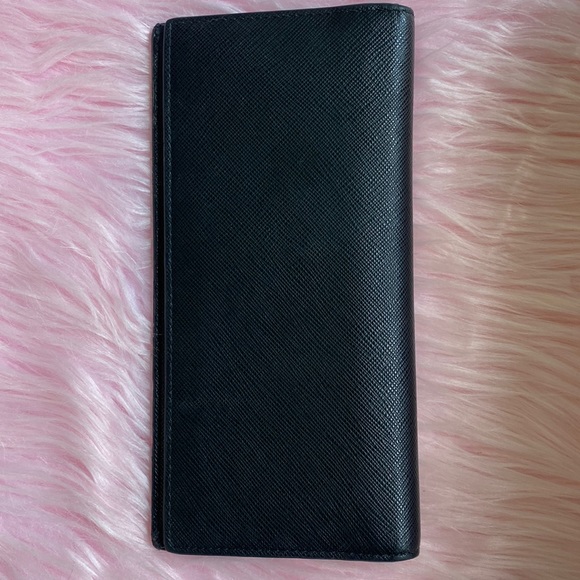 🖤 Prada Saffiano Leather long Bifold Wallet - Picture 2 of 13